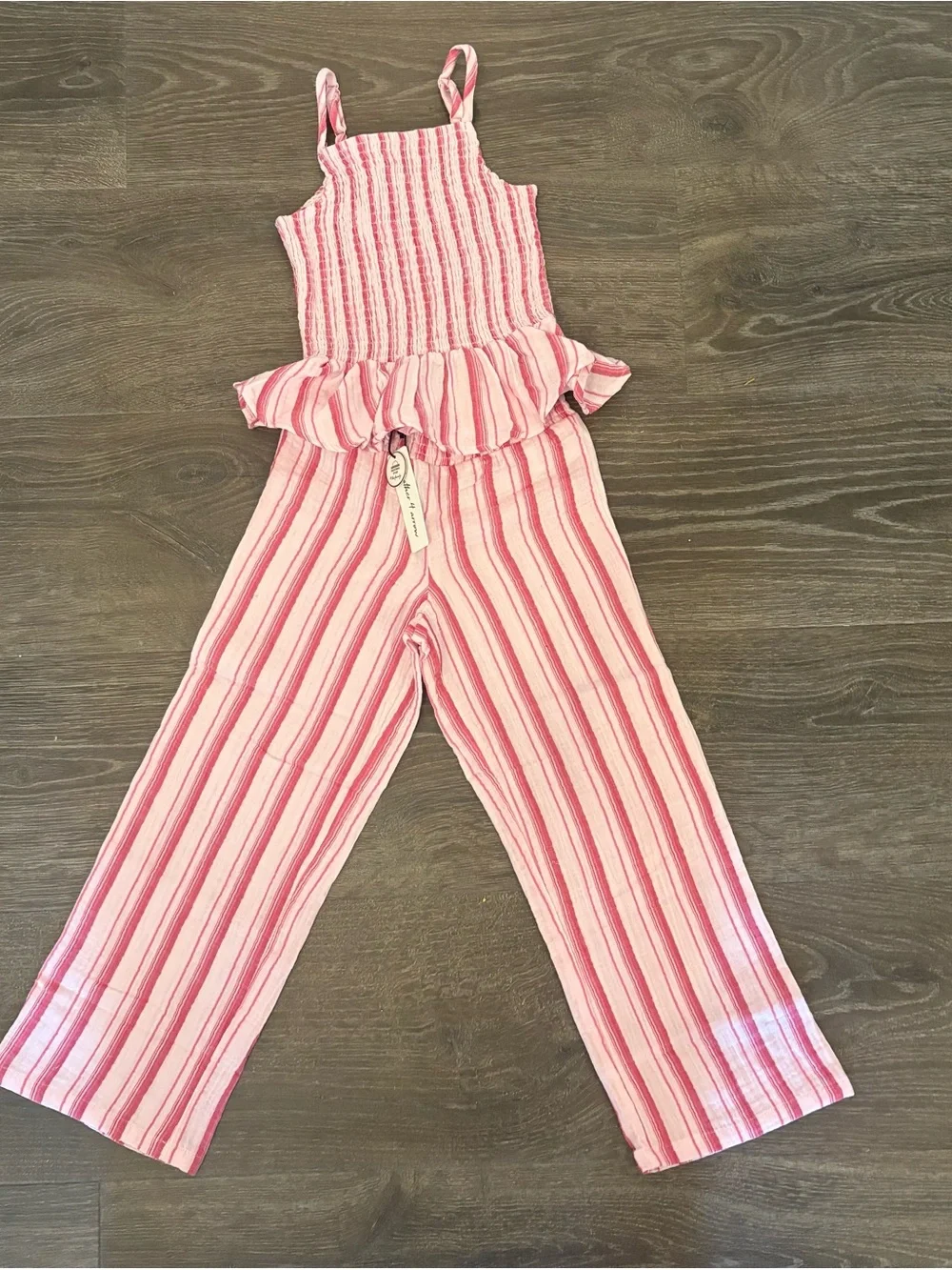 Feather 4 Arrow Island Smocked Tank & Playa Pant Outfit - NEW! Size 8-9